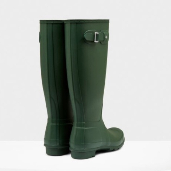 💚🔹️Hunter🔹️Original Matte Tall Rain Boots, Hunter Green NEW - Picture 4 of 8